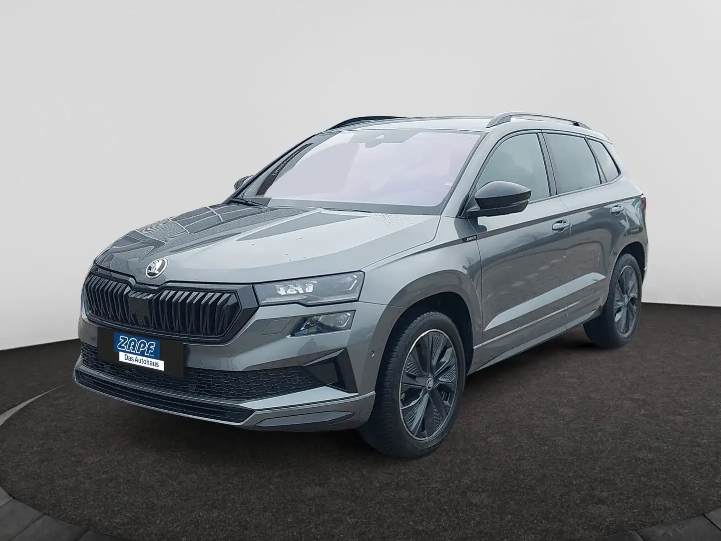 Skoda Karoq 2,0 TSI DSG 4x4 Sportline/AHK/LEDER/MATRIX Grau - 1