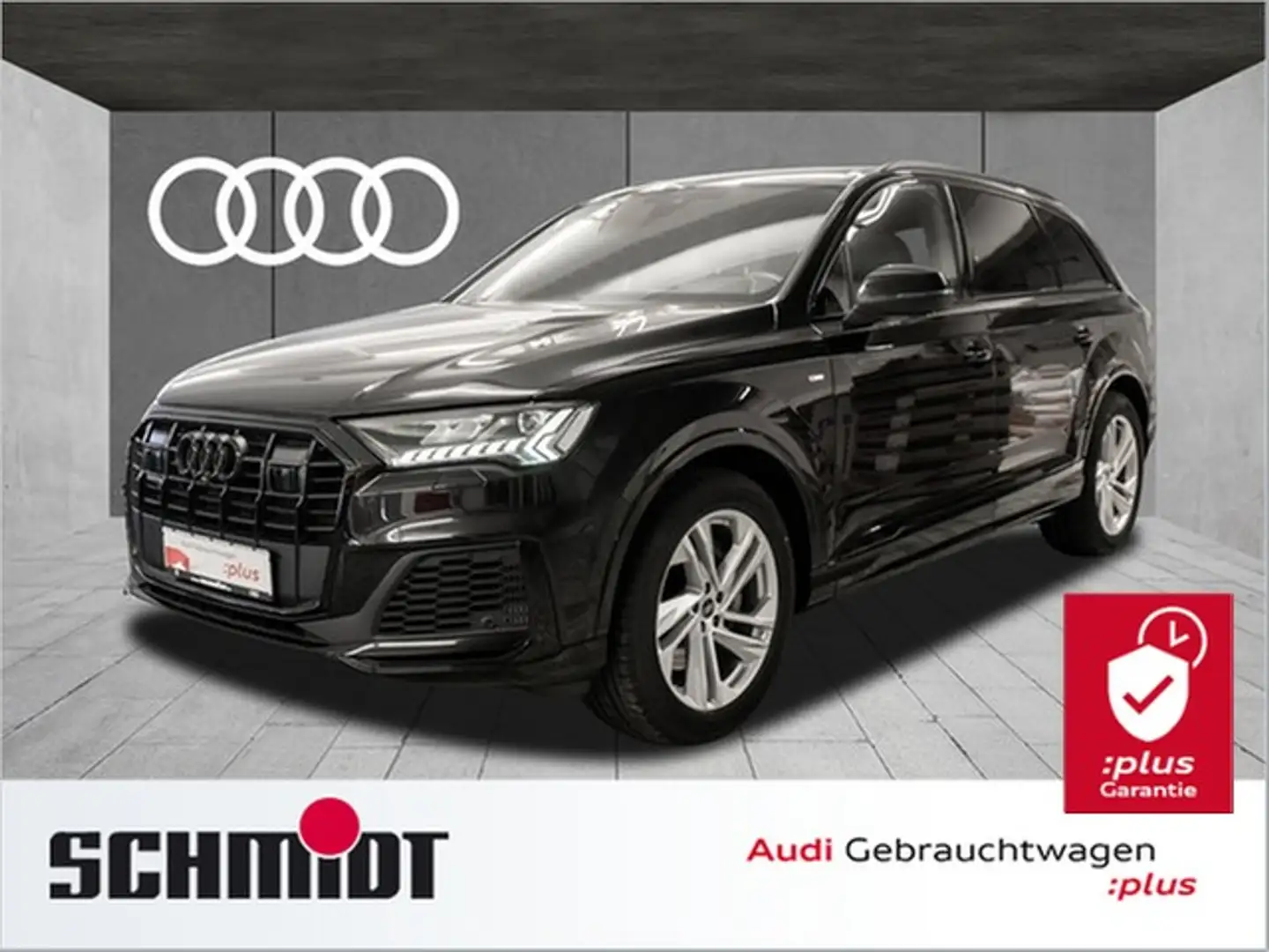 Audi Q7 55 TFSI quattro S line Matrix LED Pano AHK ACC ... Schwarz - 1