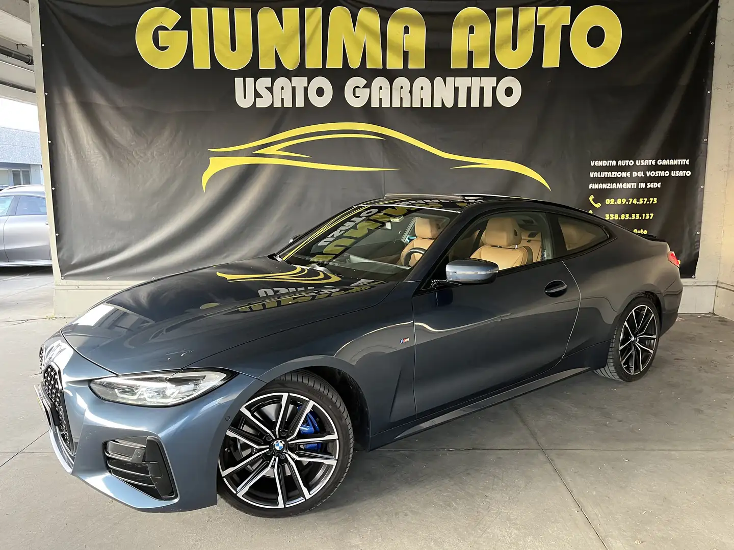 BMW 440 IVA ESPOSTA - Coupe M440i 4x4 48V auto Blauw - 1