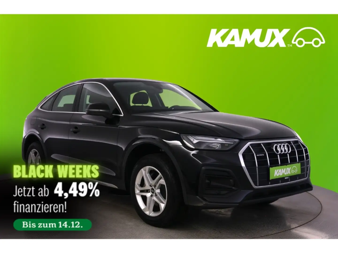 Audi Q5 40TFSI quattro SB S-tronic advanced+LED+NAVI Zwart - 1