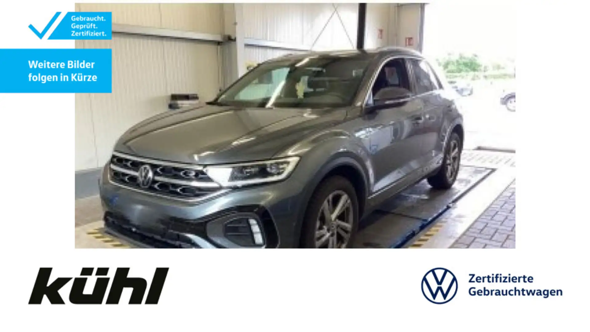 Volkswagen T-Roc 1.5 TSI DSG R-Line LED+ ACC Navi App AHK Grau - 1