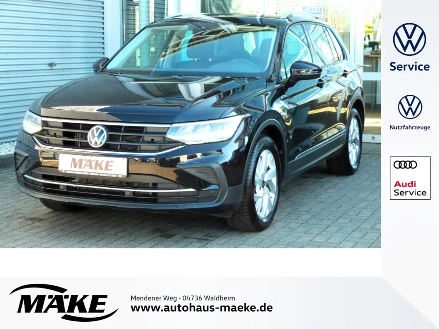 Volkswagen Tiguan 1,5 TSI, Active, ACC, Kamera, Navi, DAB+, Schwarz - 1