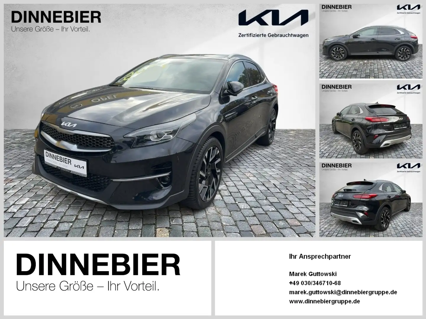 Kia XCeed 1.5T Platinum Glasdach+LED+Kamera+Navi Black - 1