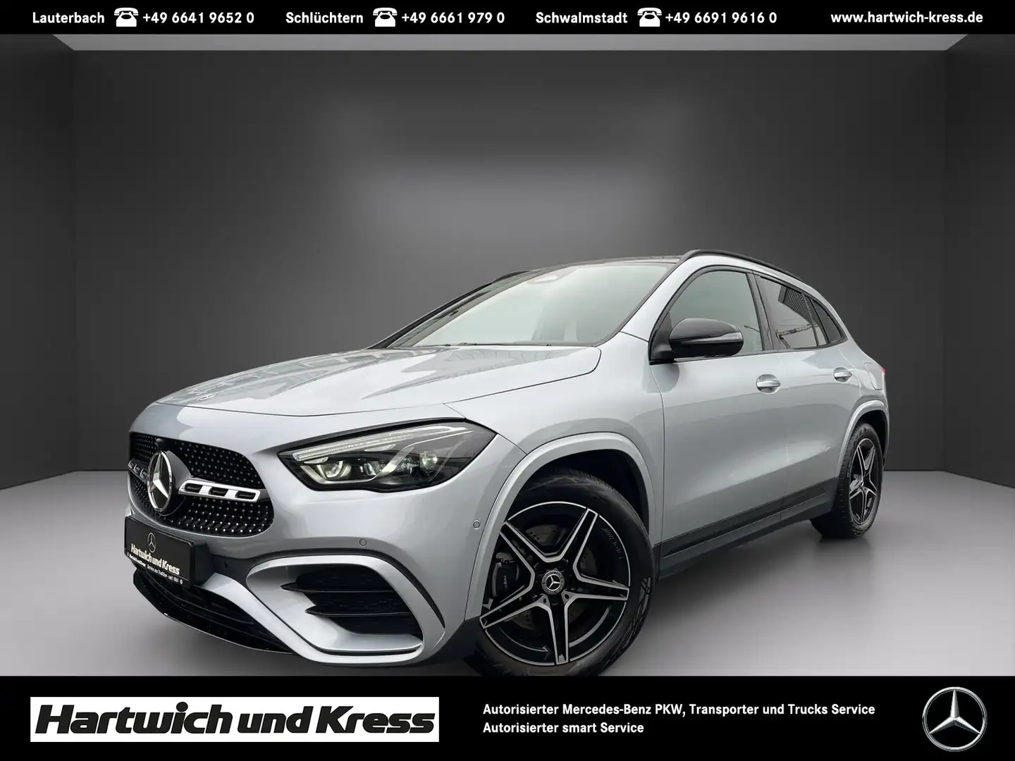 Mercedes-Benz GLA 220 GLA 220 4Matic AMG Line+AHK+Pano+Standhz+Burmester+ Zilver - 1