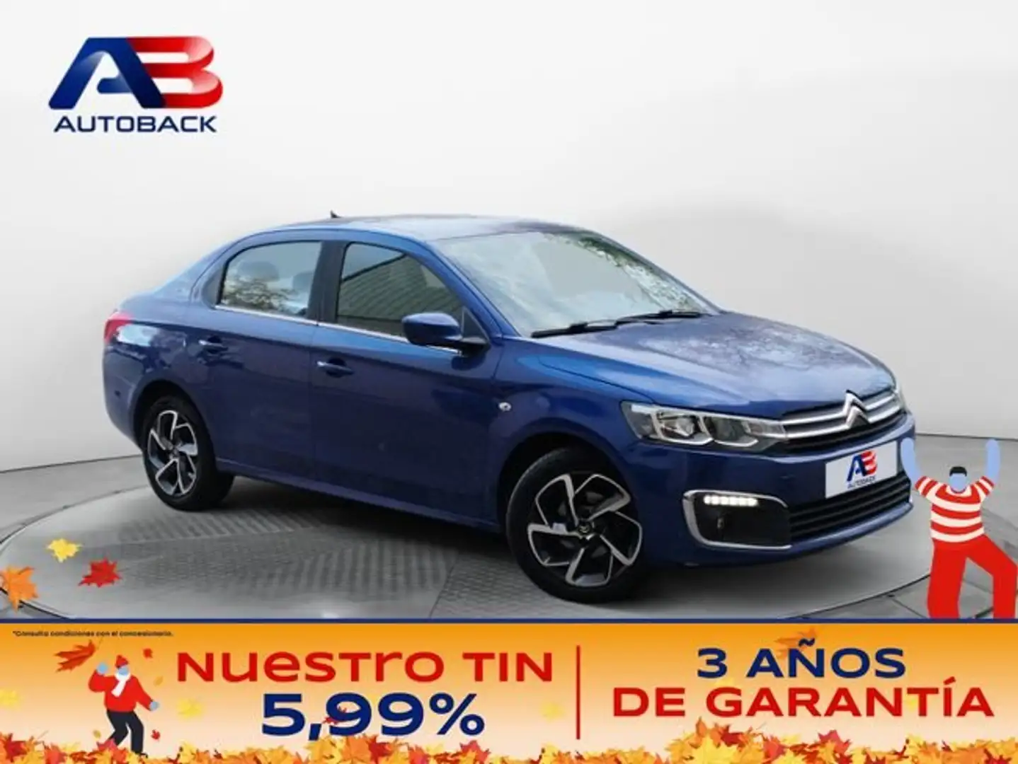 Citroen C-Elysée BlueHDi 73KW (100CV) Shine Azul - 1