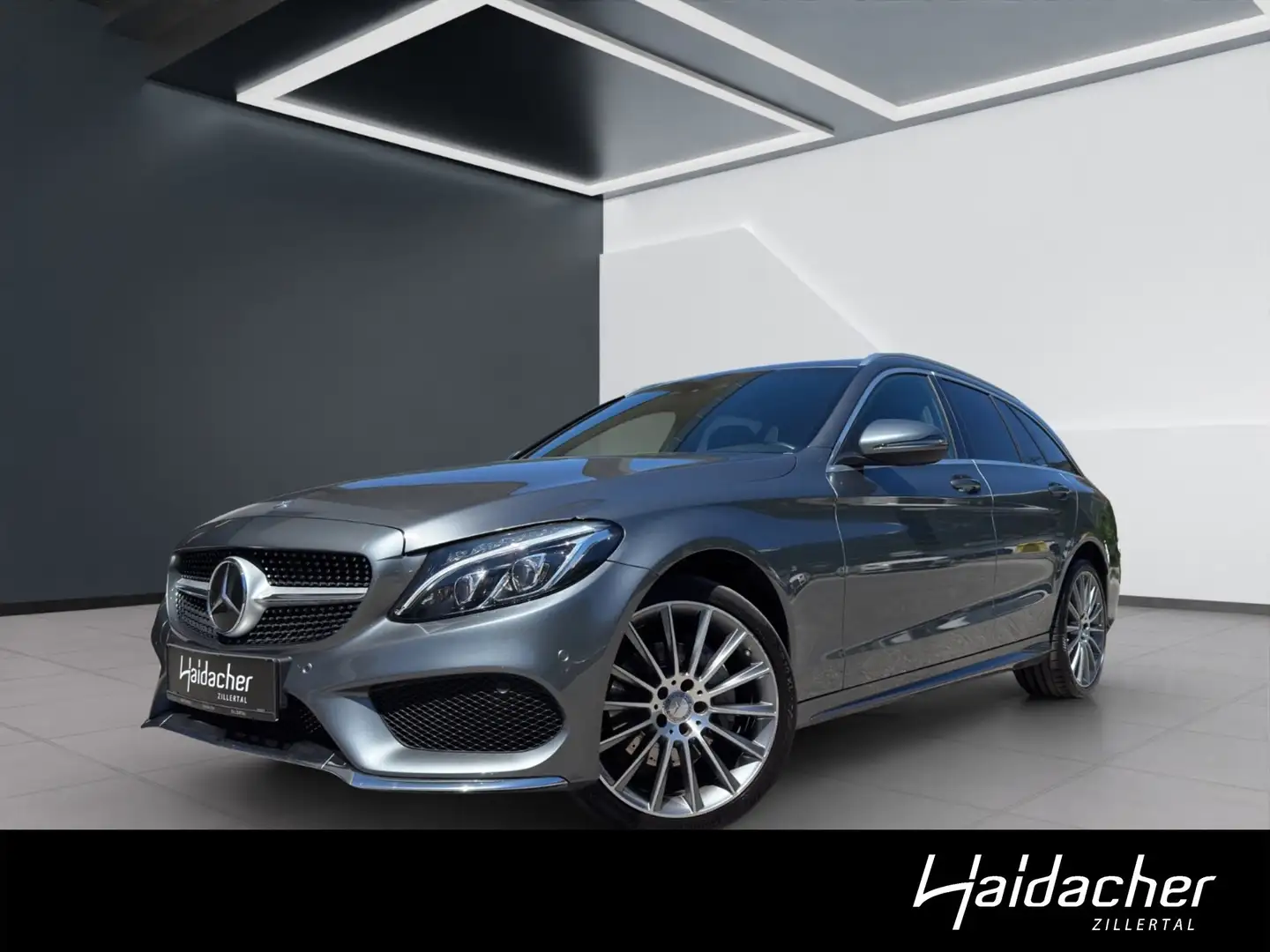 Mercedes-Benz C 220 d 4MATIC T-Modell PTS Shz FAP Mbeam eHeck Grau - 1