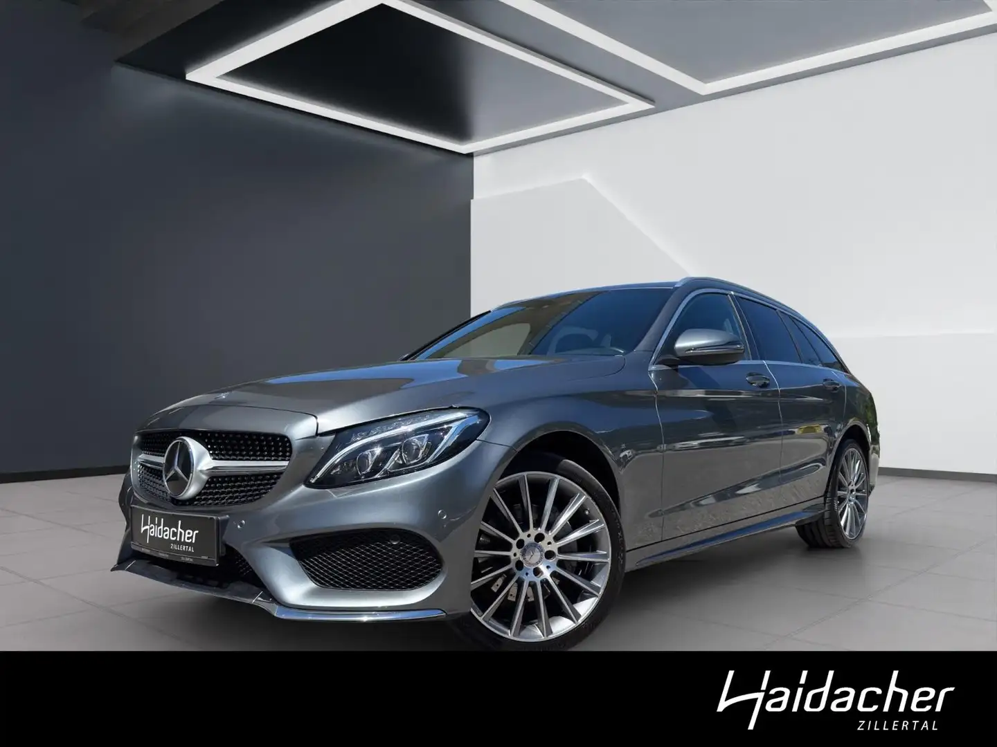 Mercedes-Benz C 220 d 4MATIC T-Modell PTS Shz FAP Mbeam eHeck Grau - 1