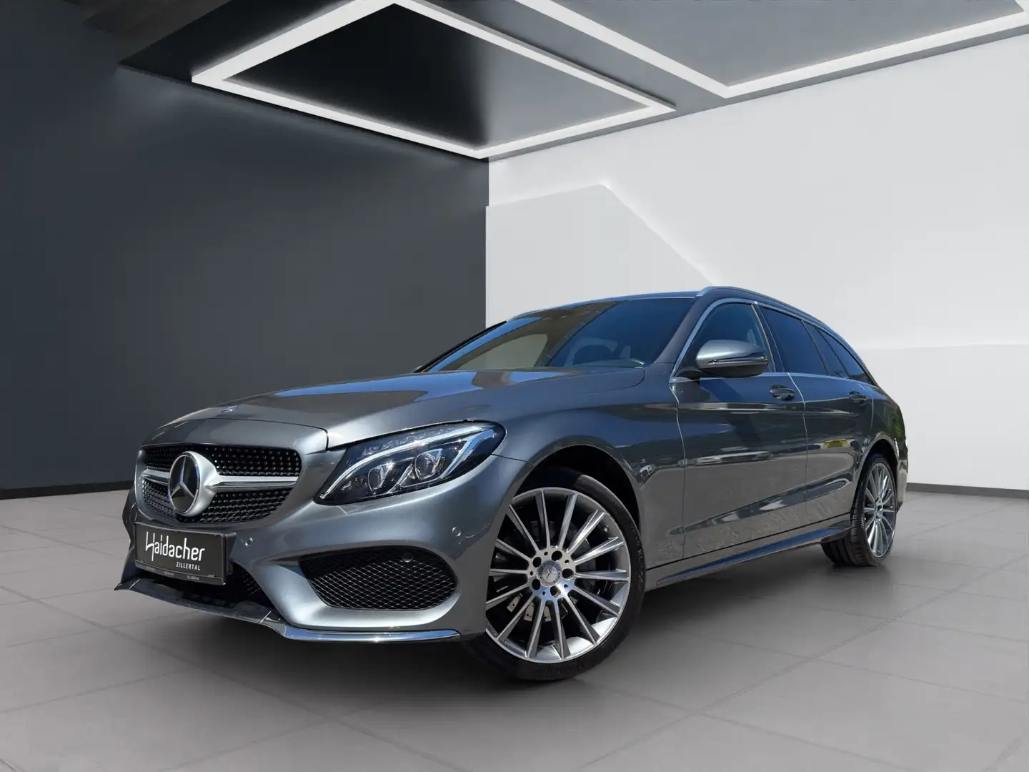 Mercedes-Benz C 220 d 4MATIC T-Modell PTS Shz FAP Mbeam eHeck Grau - 2