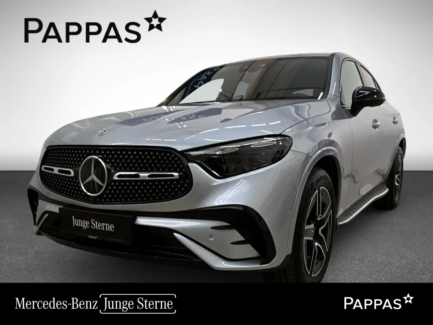 Mercedes-Benz GLC 220 d 4MATIC Coupé Totw LED Distr PTS Cam Silber - 1