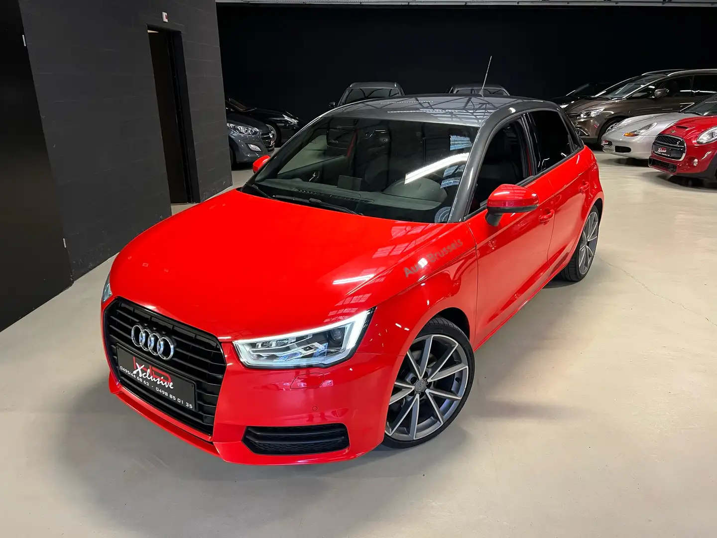 Audi A1 Sportback 1.4 TFSI S tronic *S LINE*GPS*GARANTIE* Rood - 1