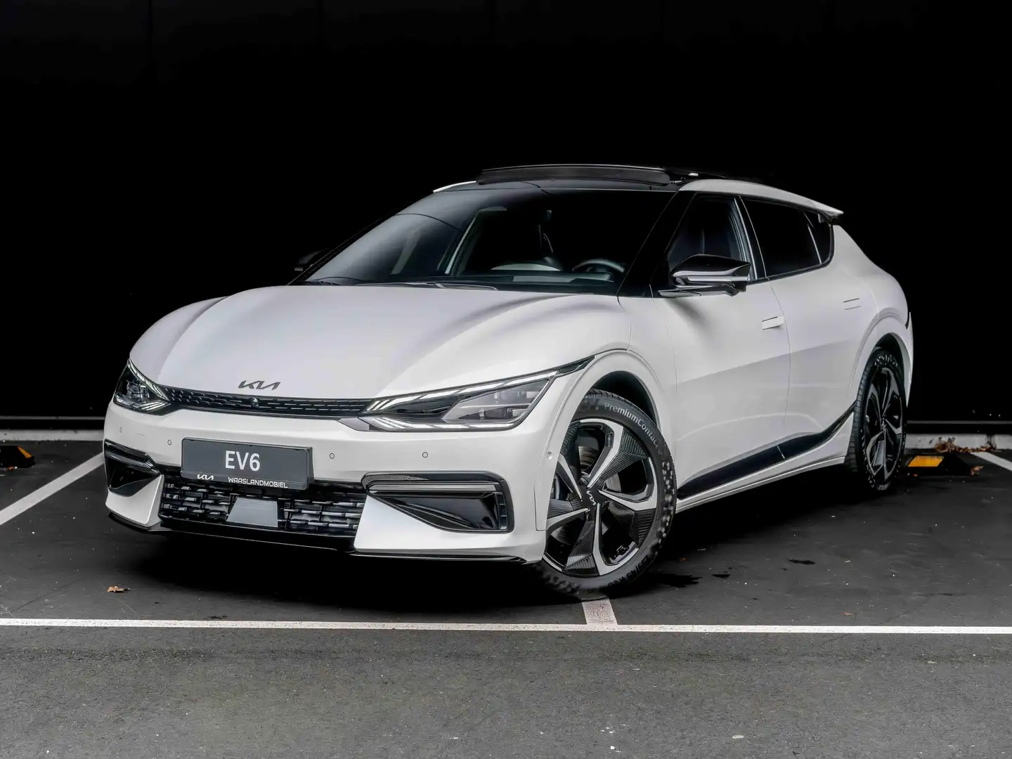 Kia EV6 77.4 kWh GT Line | 20" | Opendak | ACC | 360° | Blanc - 1
