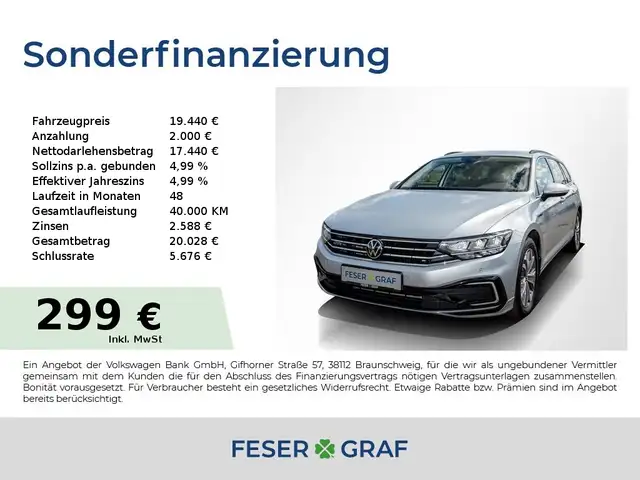 Volkswagen Passat Variant GTE 1.4 TSI eHybrid LED/RFK/AHK/NAVI/SHZ/CAR PLAY
