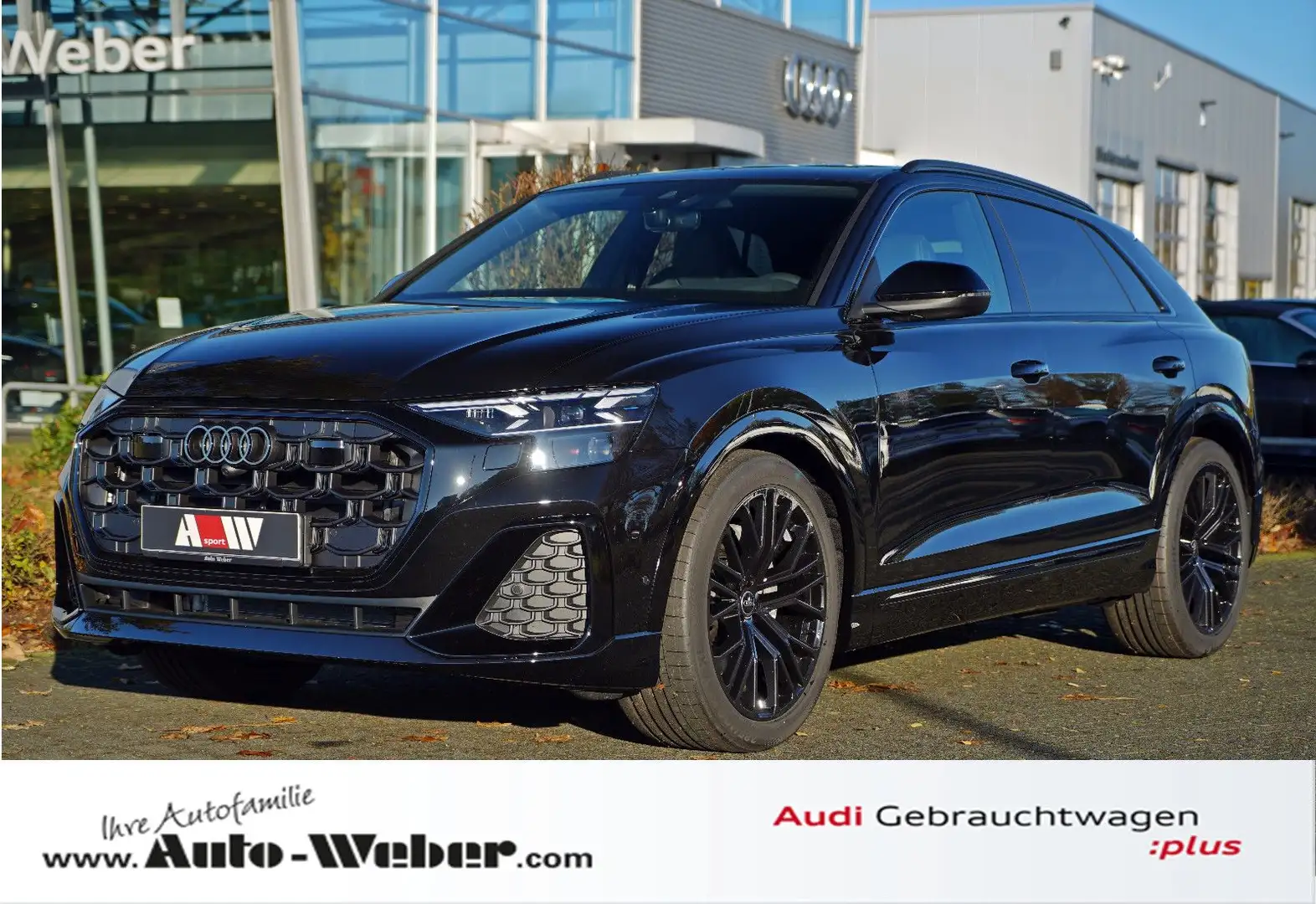 Audi Q8 50TDI S-LINE MATRIX LASER PANO B&O AHK 22 EA8 Schwarz - 1