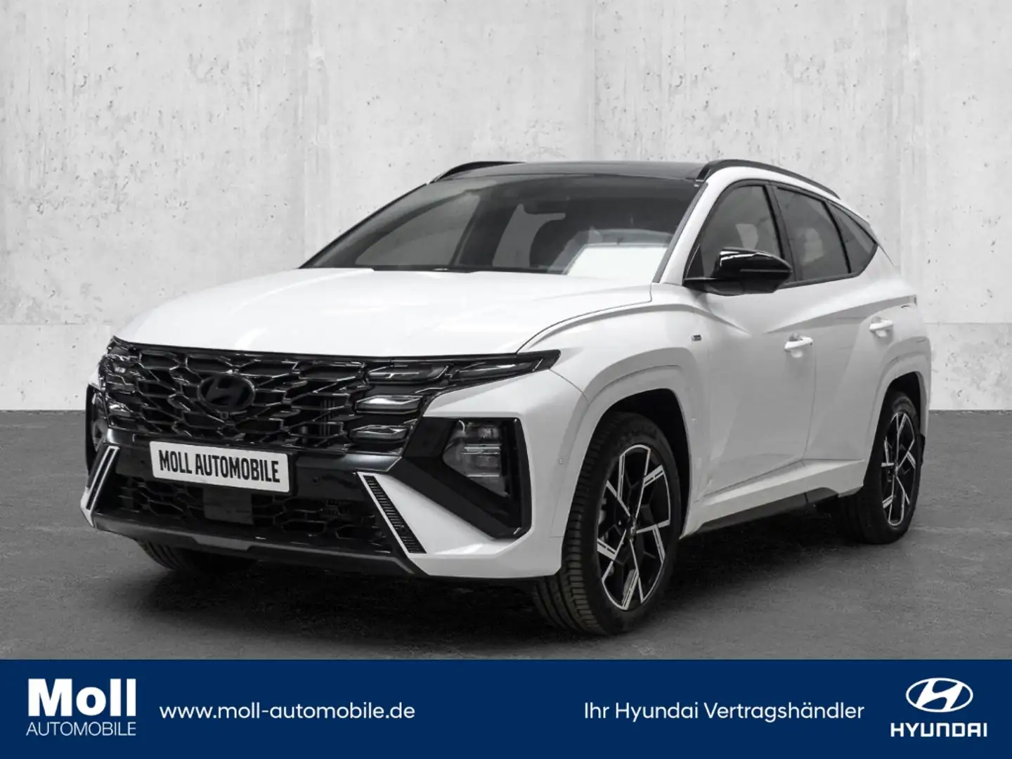 Hyundai TUCSON N Line Mild-Hybrid 4WD Assistenz-Sitz-Paket Panora White - 1