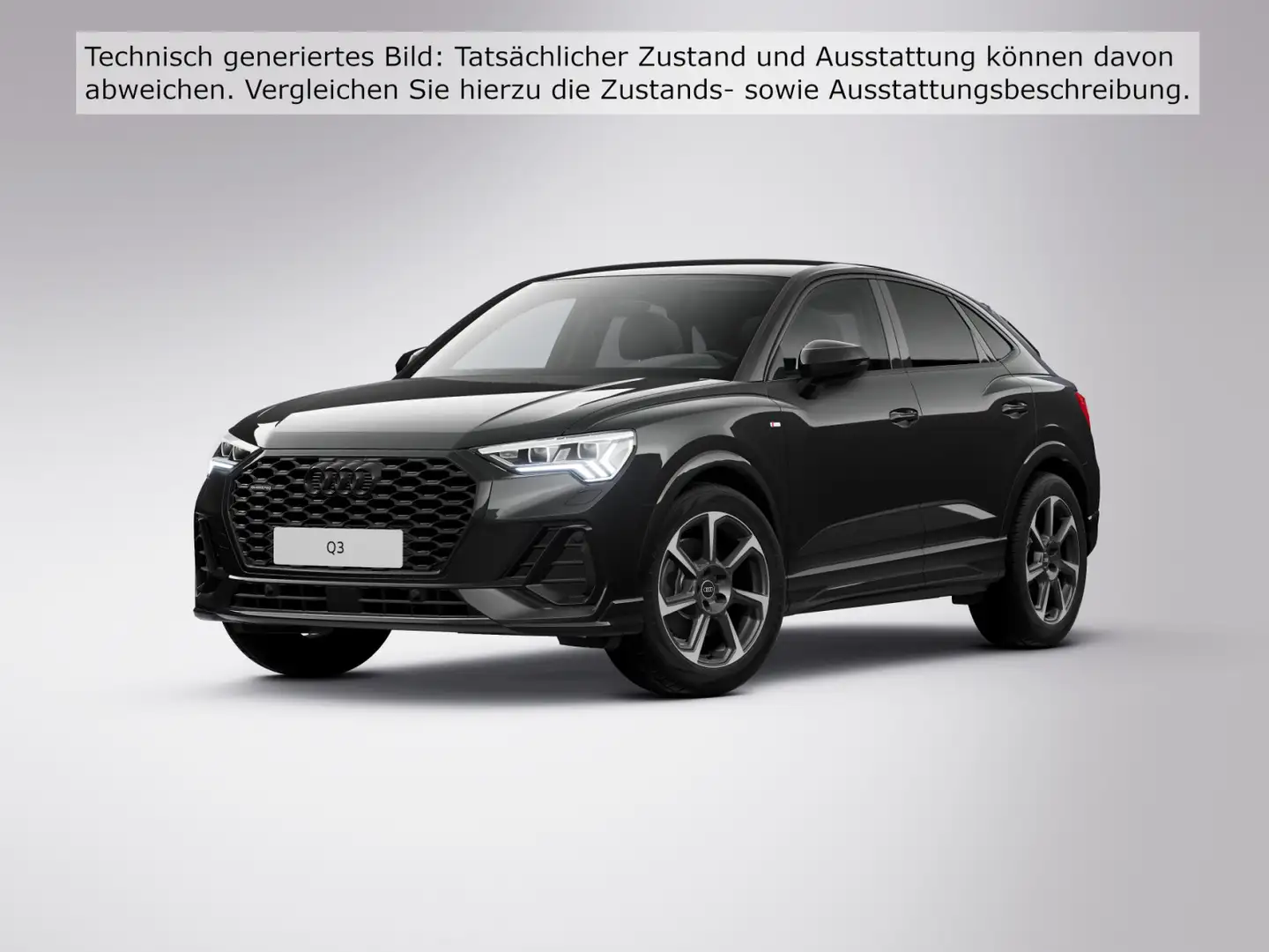 Audi Q3 40 TFSI quattro s-line BusiPaket Ma Schwarz - 2