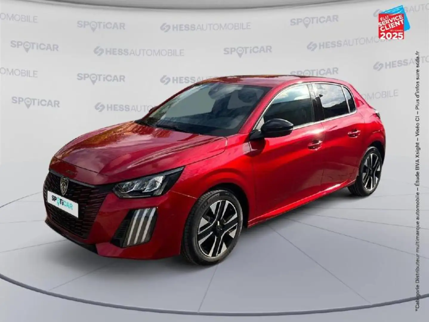Peugeot e-208 1.2 PureTech 100ch S\u0026S Allure Rouge - 1