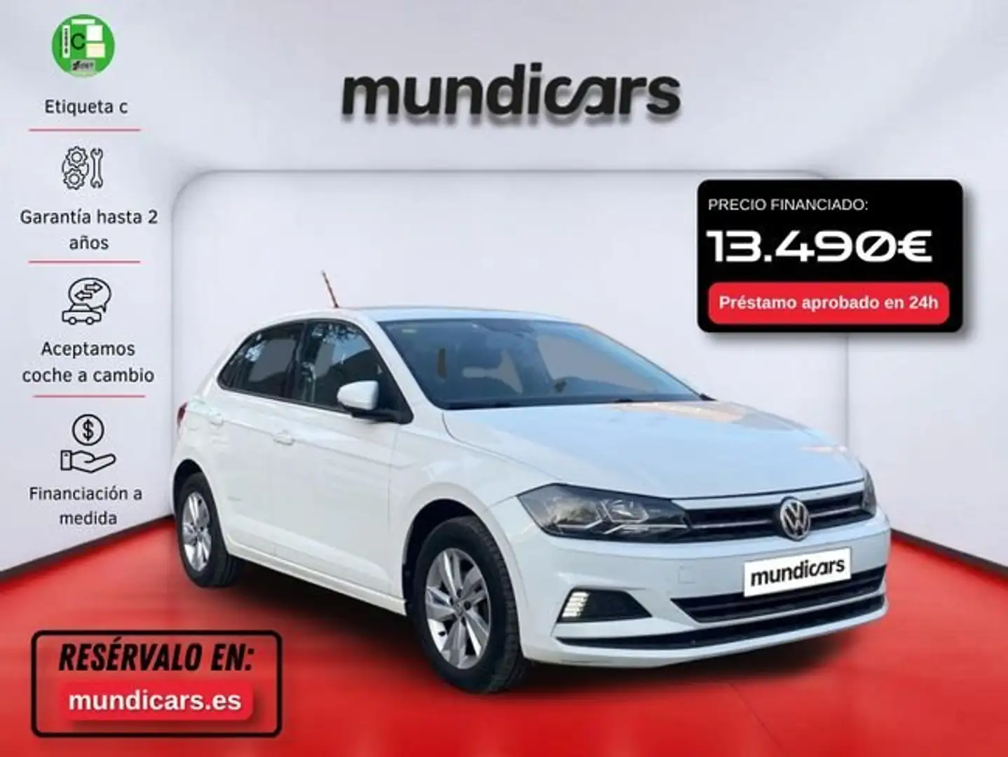 Volkswagen Polo 1.0 TSI Advance DSG 70kW Blanco - 1