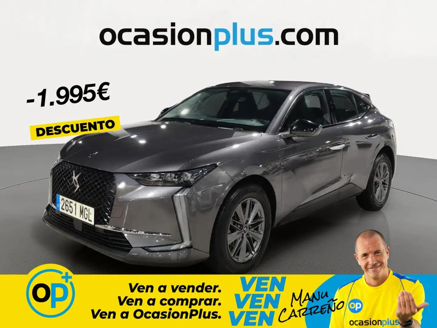 DS Automobiles DS 4 BlueHDi Bastille Aut. 130 Gris - 1