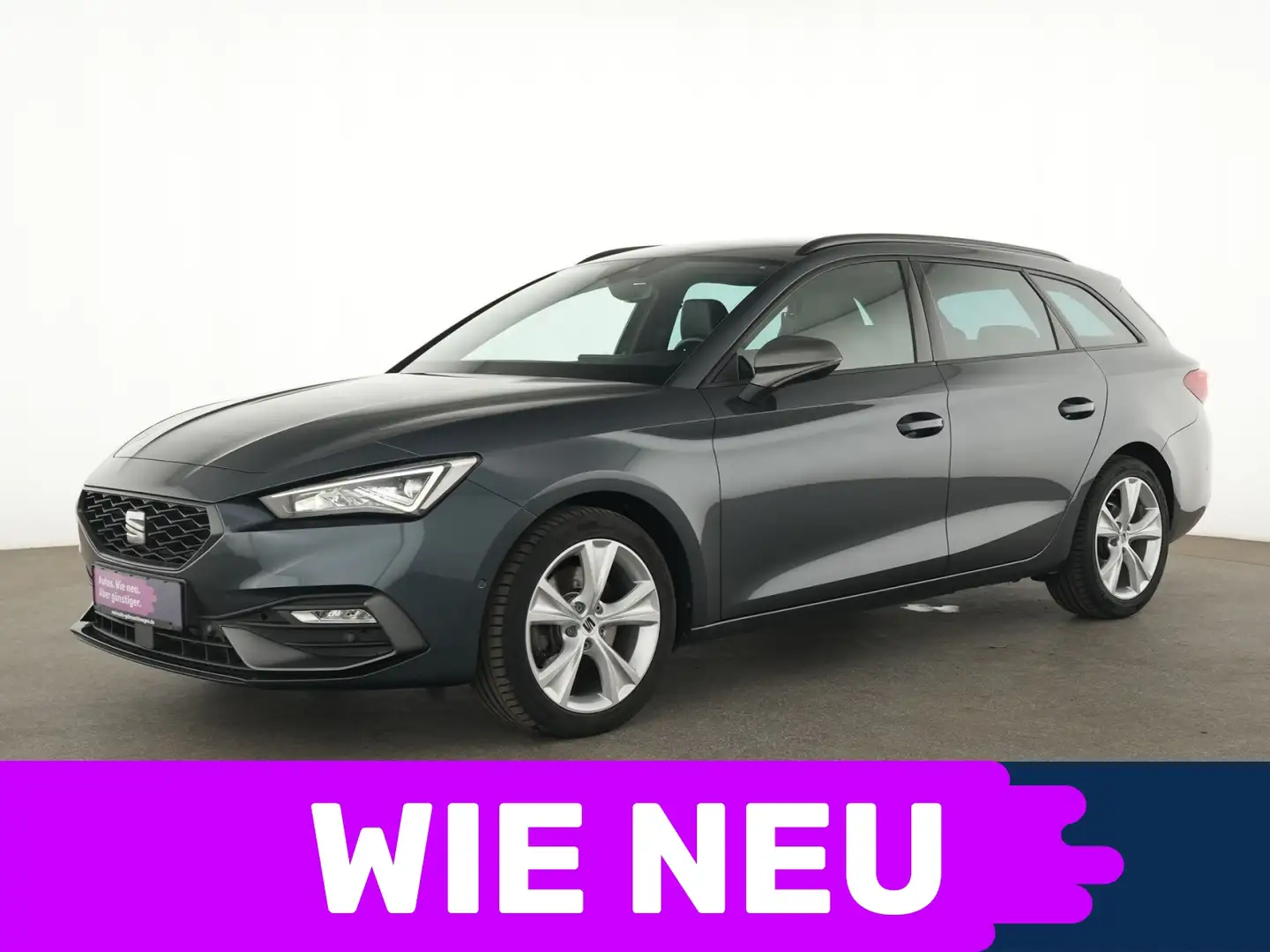 SEAT Leon FR ACC|LED|AHK|Kessy|CarPlay|SHZ|Navi|PDC Gris - 1
