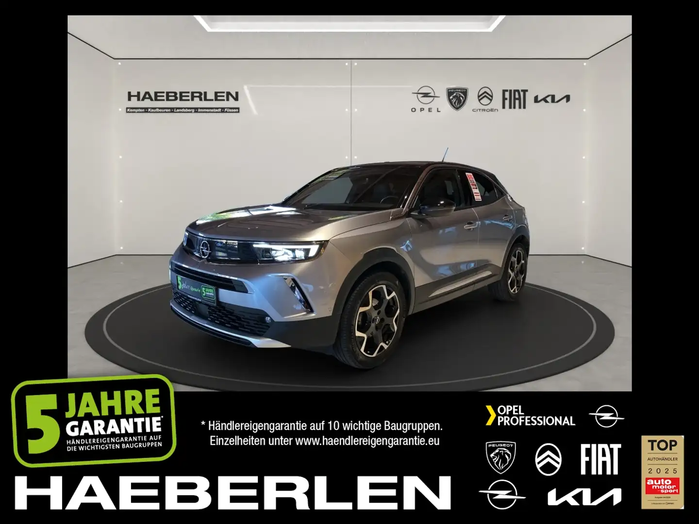 Opel Mokka 1.2 Turbo Ultimate ACC+Alcantara+LED+Navi Grijs - 1