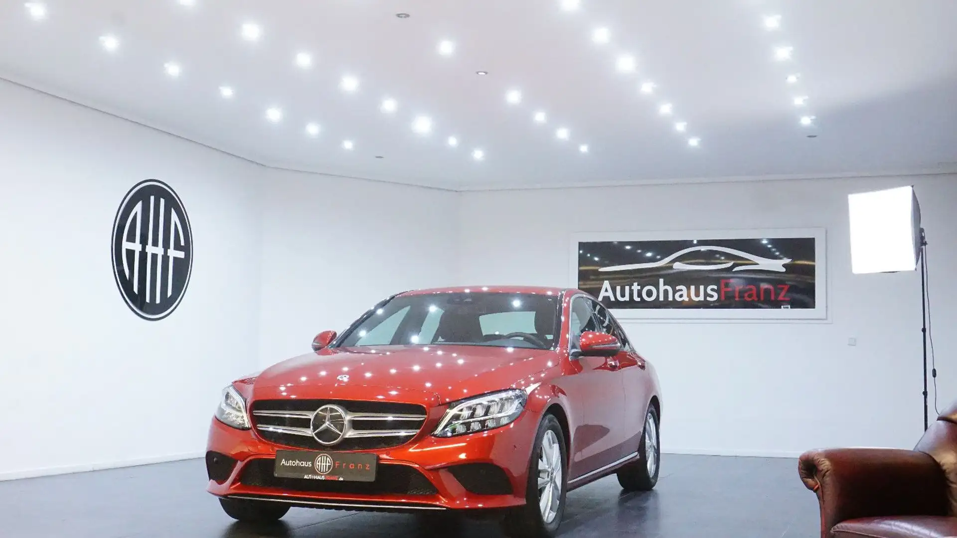 Mercedes-Benz C 200 d *KAM*SHZ*AHK*MBUX Rouge - 1
