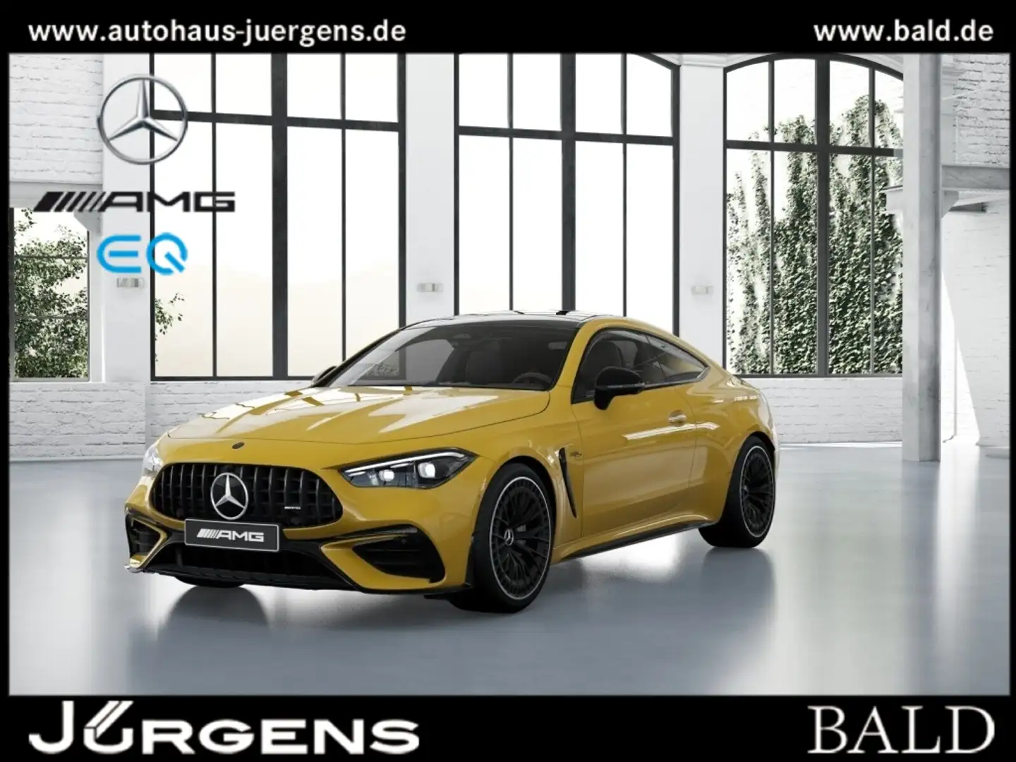 Mercedes-Benz CLE 53 AMG 4M+ Coupé Pano/Burm/Night/360/Totw/20 Gelb - 1