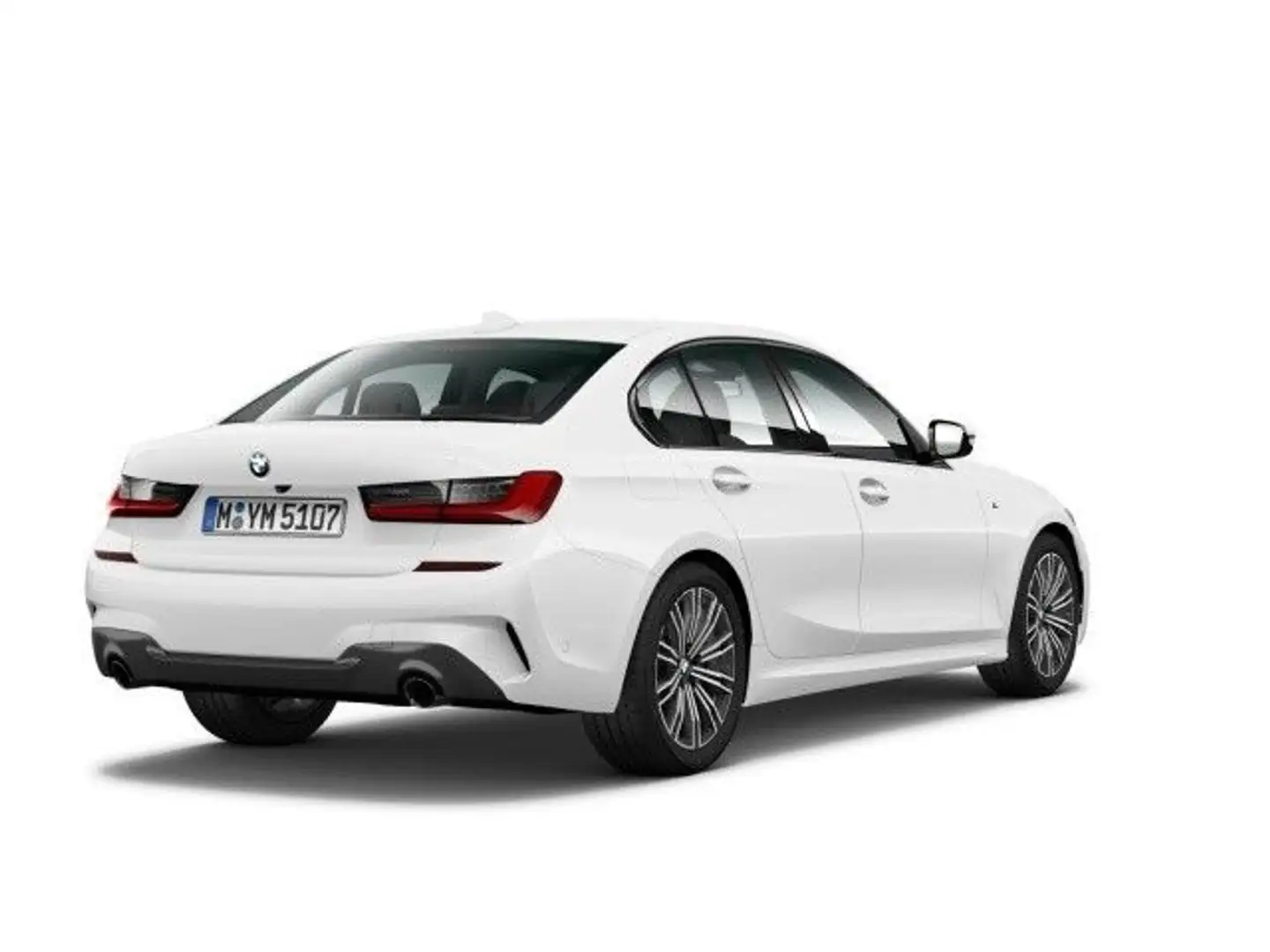 BMW 320 d M Sport Automatik Sport Aut. Klimaaut. HIFI Weiß - 2