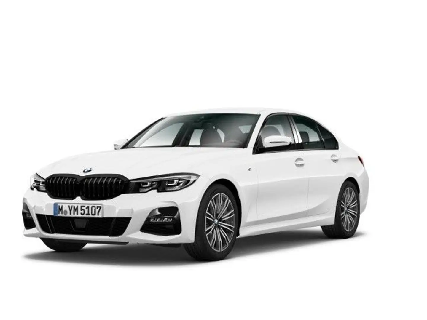 BMW 320 d M Sport Automatik Sport Aut. Klimaaut. HIFI Weiß - 1