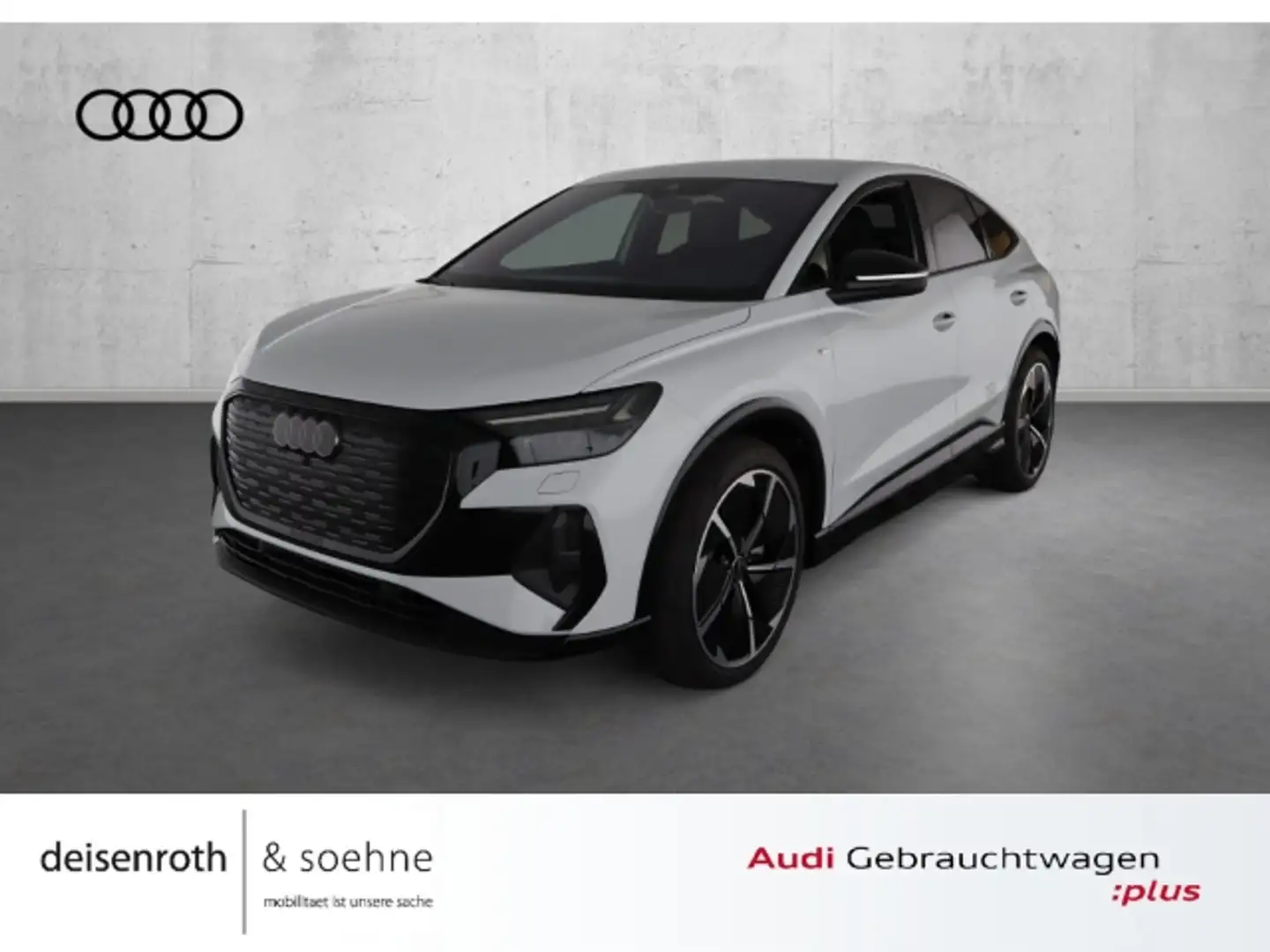 Audi Q4 e-tron e-tron Sportback S line Ed 45 Matrix/21''/ACC/PBox Weiß - 1