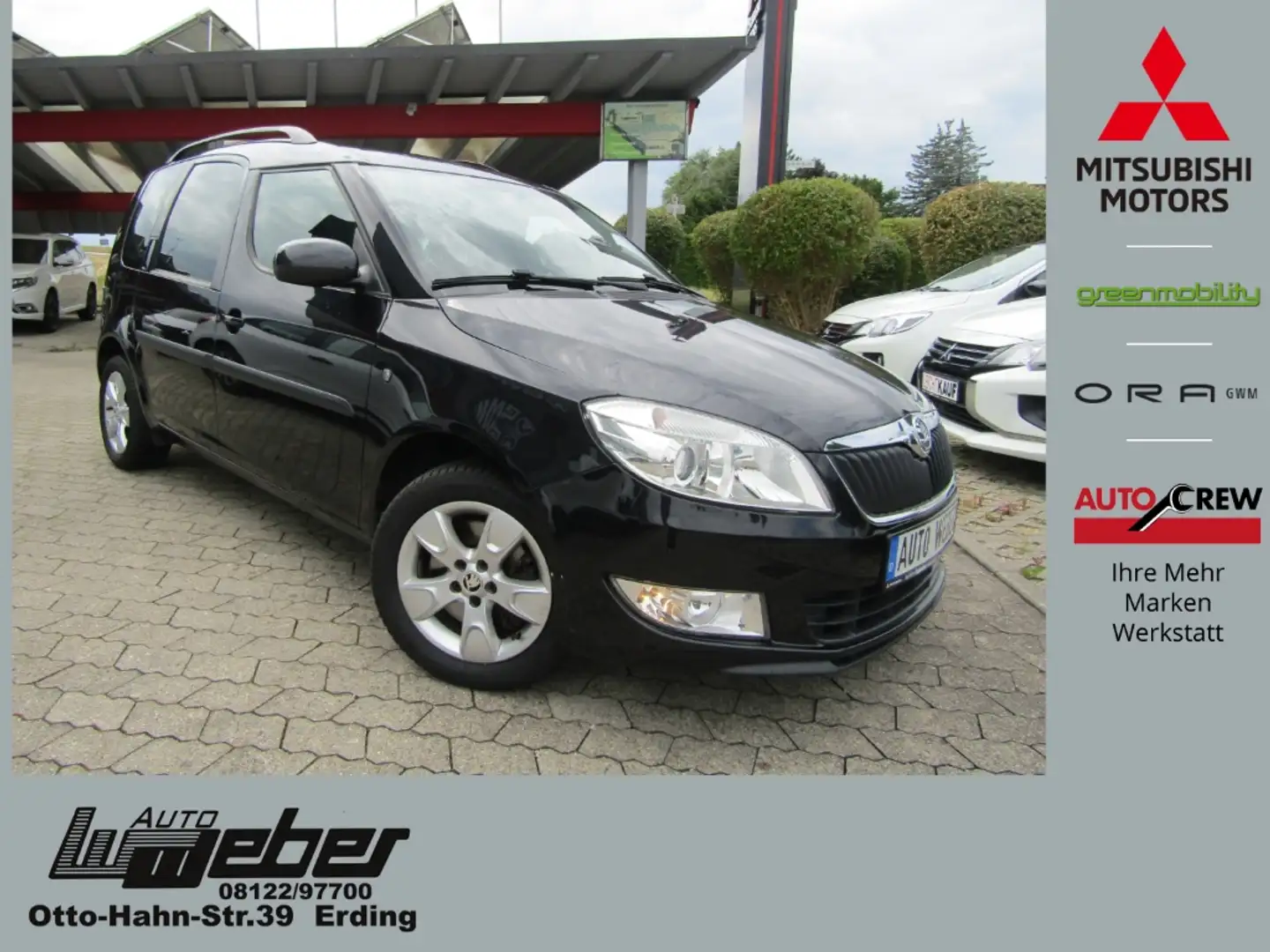Skoda Roomster Ambition 1.2 TSI SHZ ALU RADIO PANORAMA Negro - 1