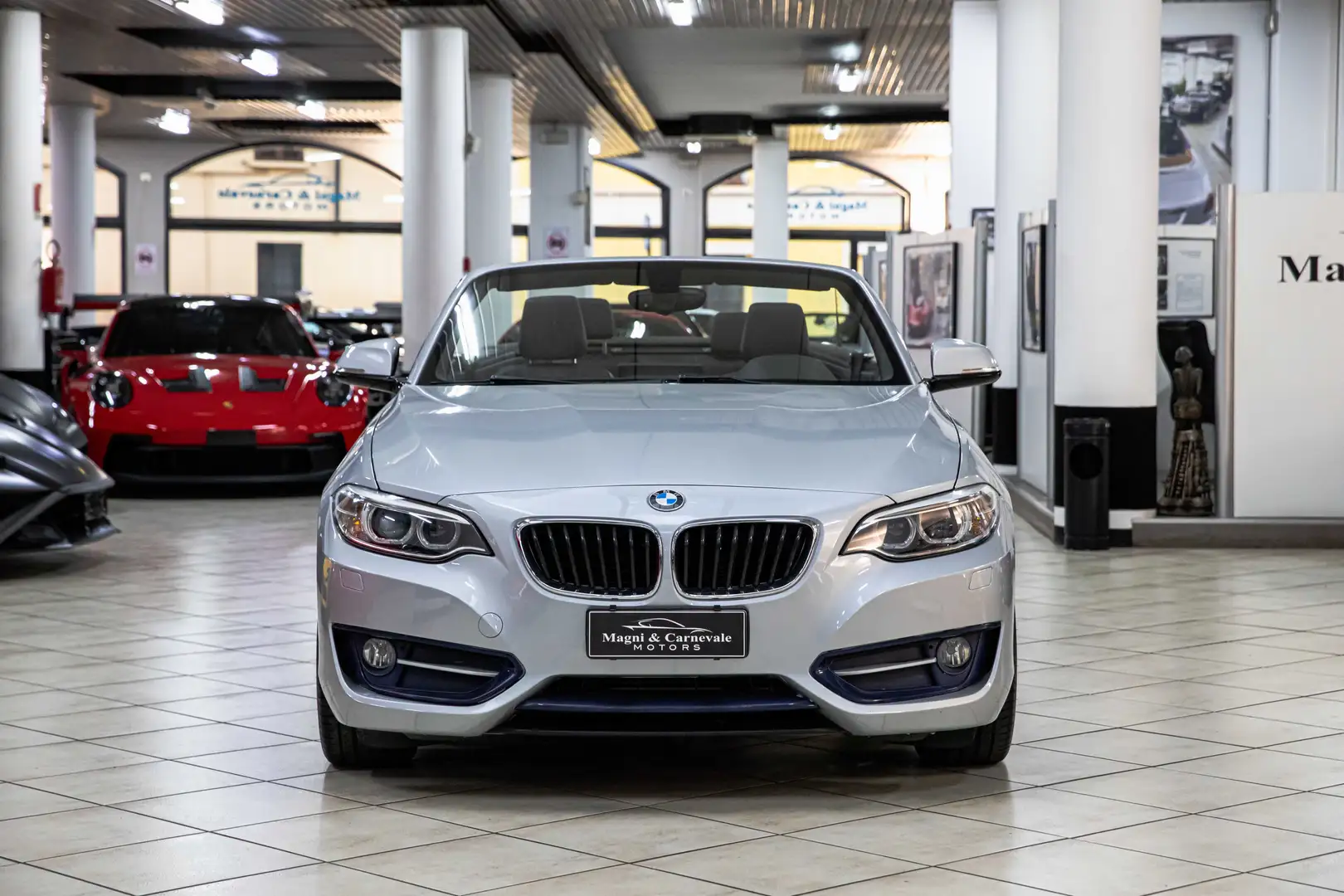BMW 220 D SPORT CABRIO|NAVI|SPORT ELECTRIC SEATS|BI-XENO Silber - 2