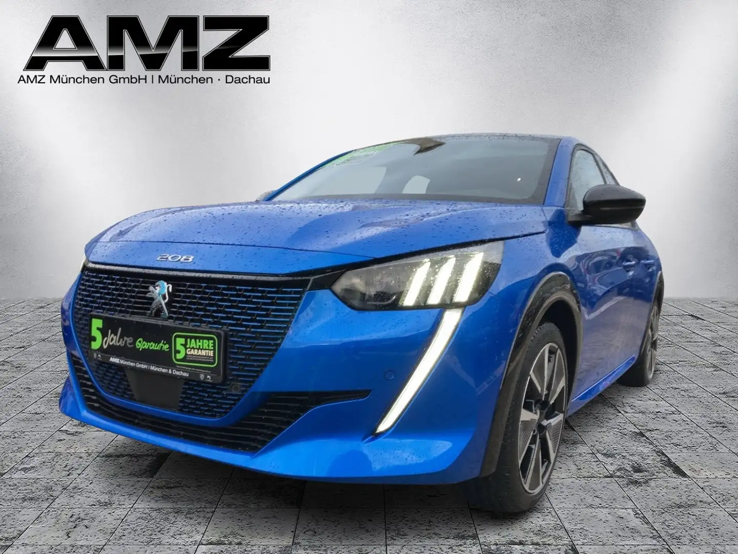 Peugeot e-208 Elektromotor 136 (e-) e- Allure FLA LM Blau - 1