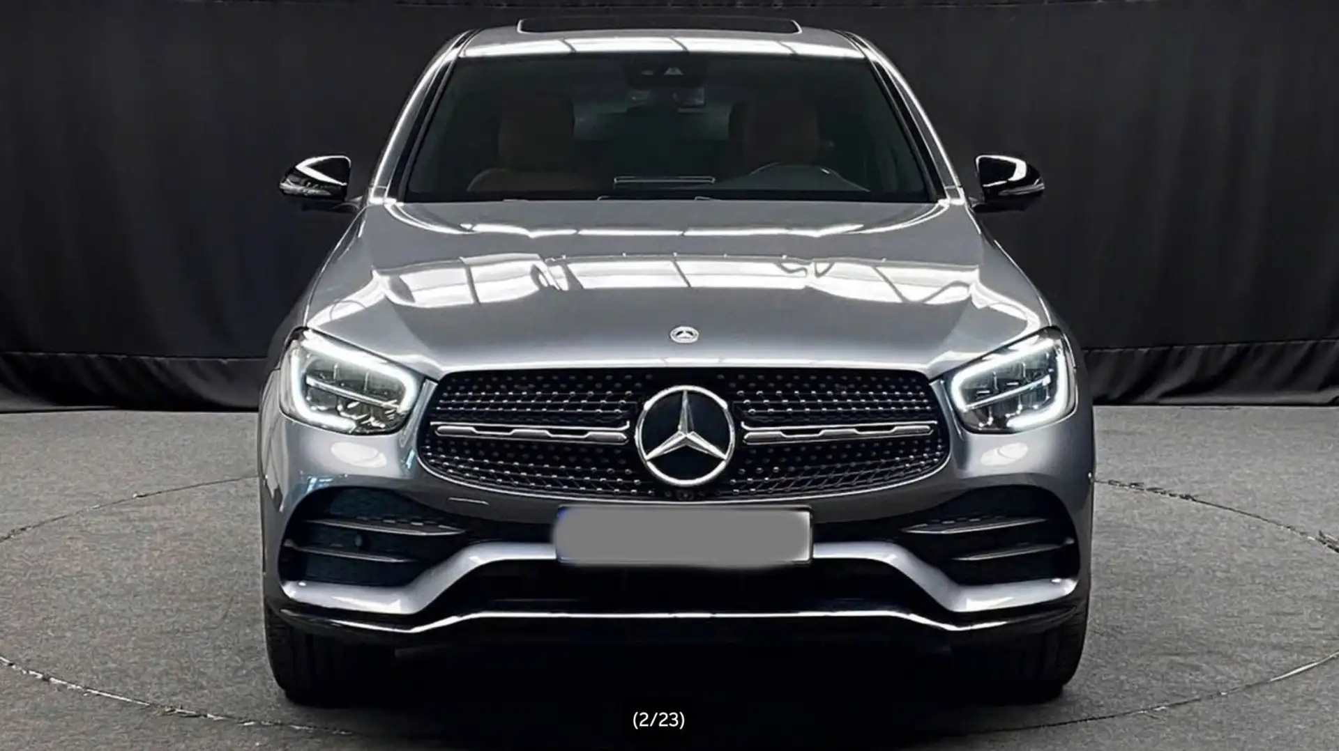 Mercedes-Benz GLC 220 d 4Matic Coupe PANO*ACC Gris - 2