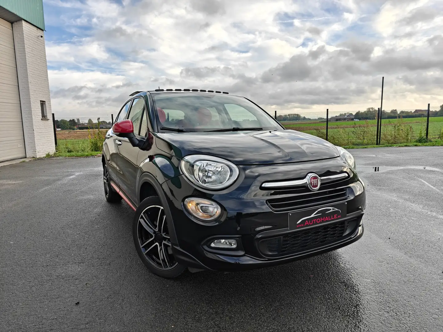 Fiat 500X 500X 1.6i E-torq Rosso Amore - NAVI - 12M GARANTIE Zwart - 1