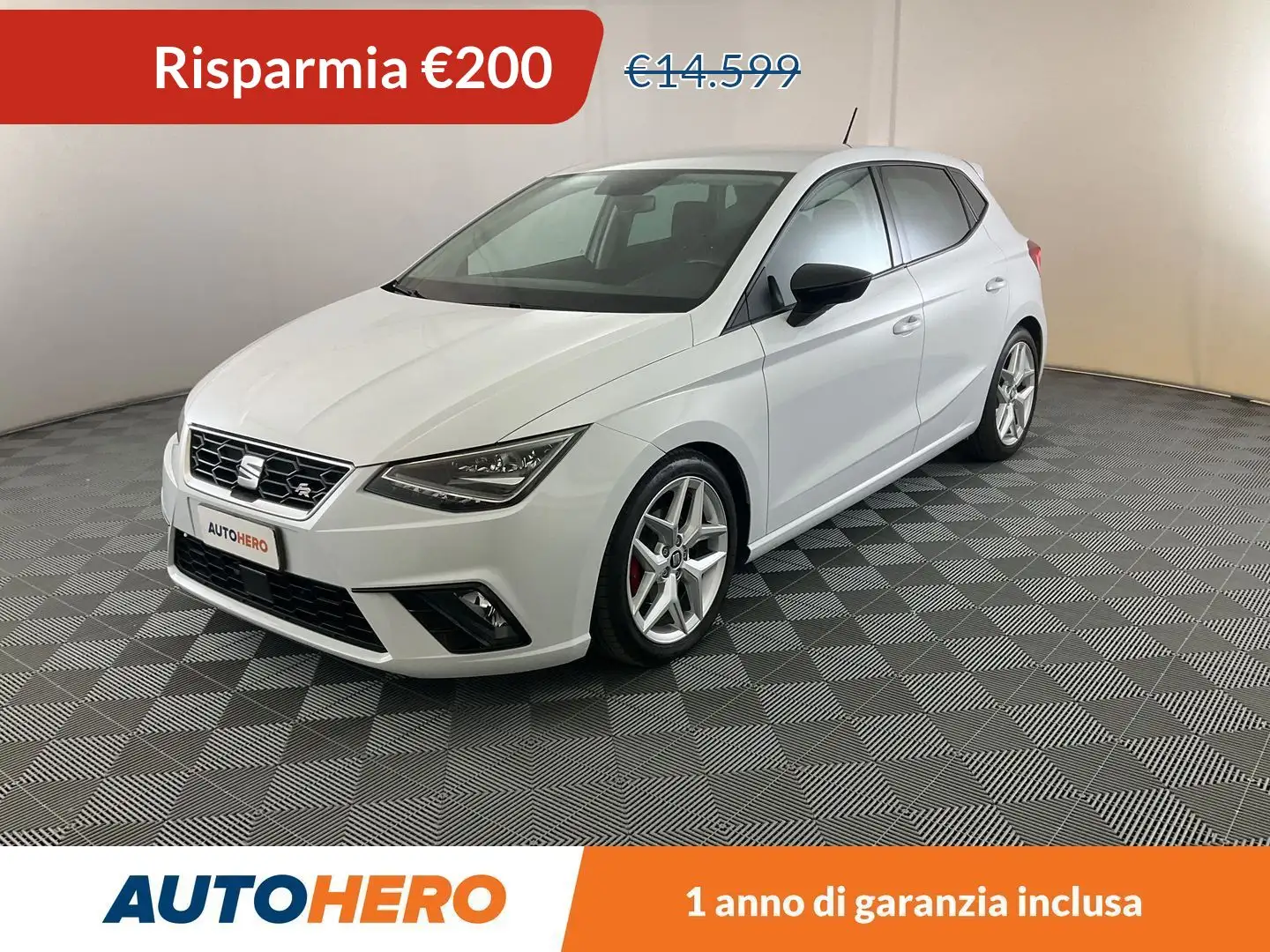 SEAT Ibiza 1.6 TDI FR 115 CV Bílá - 1