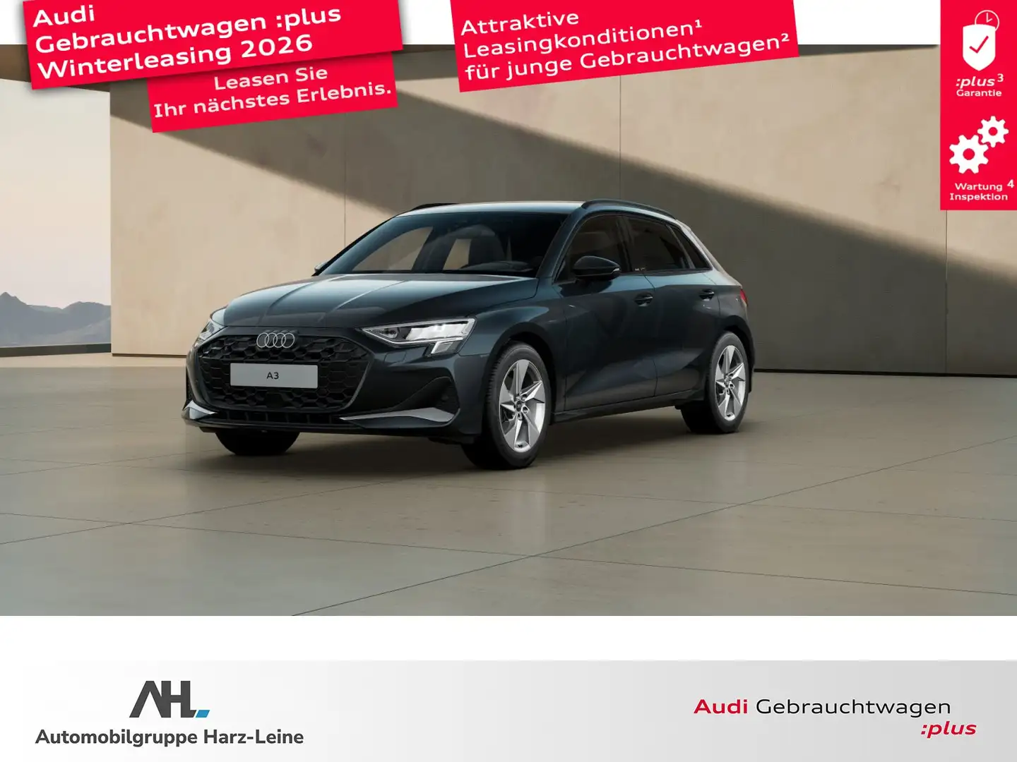 Audi A3 Sportback 30 TDI advanced Navi Sportsitze Rückfahr Grau - 1