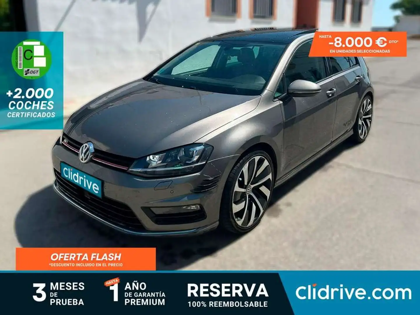 Volkswagen Golf 1.4 TSI BMT Sport 150 ACT Tech. Gris - 1
