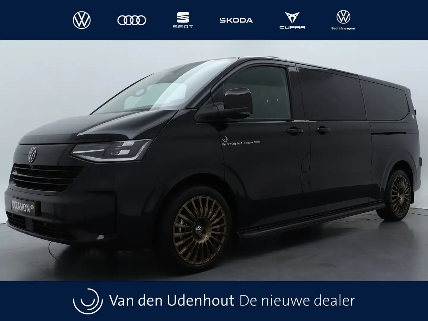 Volkswagen Transporter 2.0 TDI L2H1 30 Bulli Dubbele Cabine /Demonstratie Zwart - 1