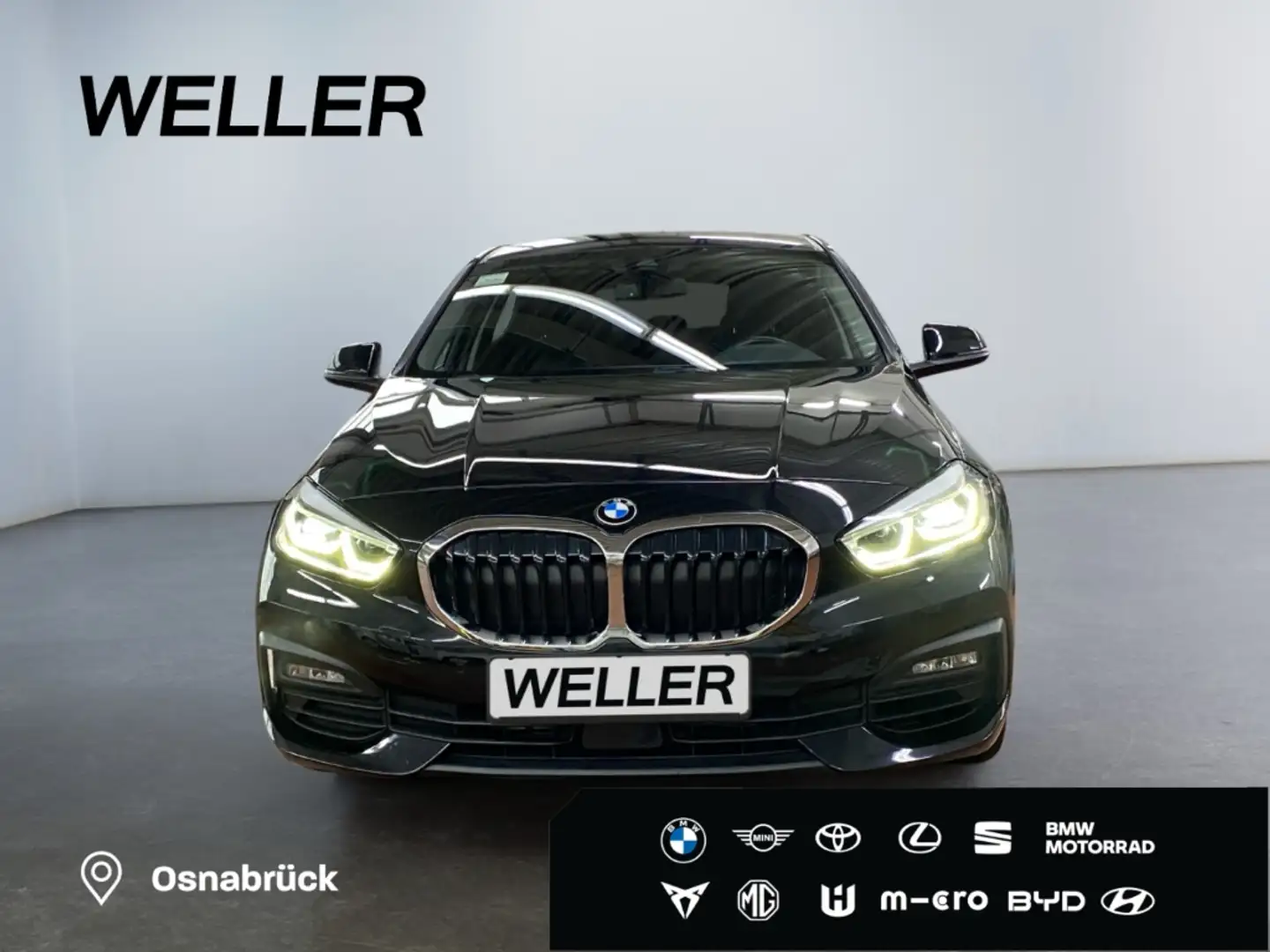 BMW 116 i Advantage *LED*Kamera*SHZ*Ambiente*Tempomat* Schwarz - 2