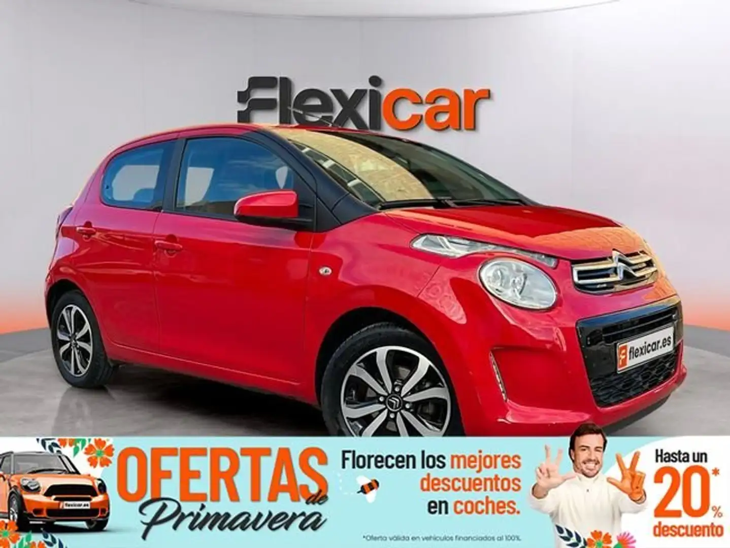 Citroen C1 1.0 VTi Airscape Shine 72 Rojo - 1
