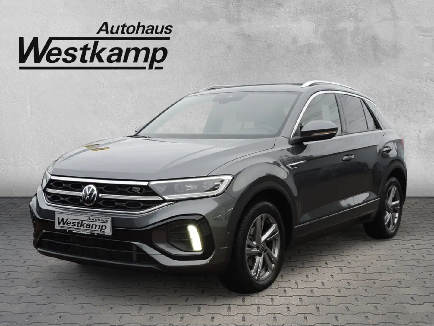 Volkswagen T-Roc R-Line 1.5 TSI DSG Ganzj.Reifen Matrix-LED Keyless siva - 1