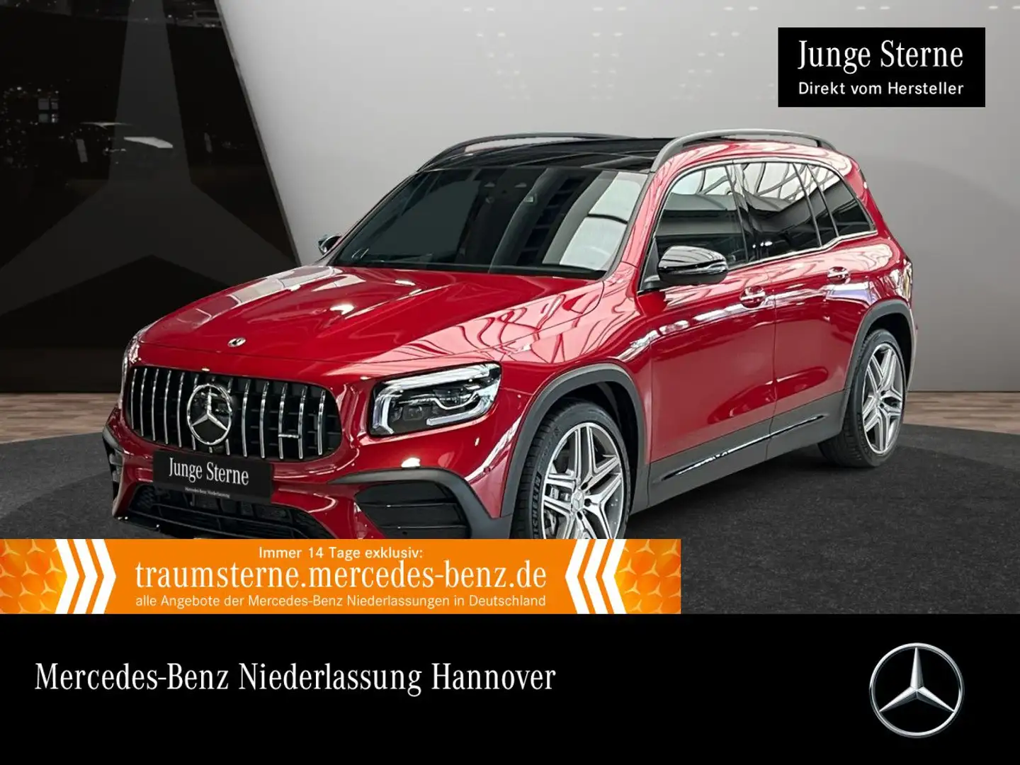 Mercedes-Benz GLB 35 AMG GLB 35 4M AMG+PANO+360°+AHK+MULTIBEAM+FAHRASS+HUD Rouge - 1