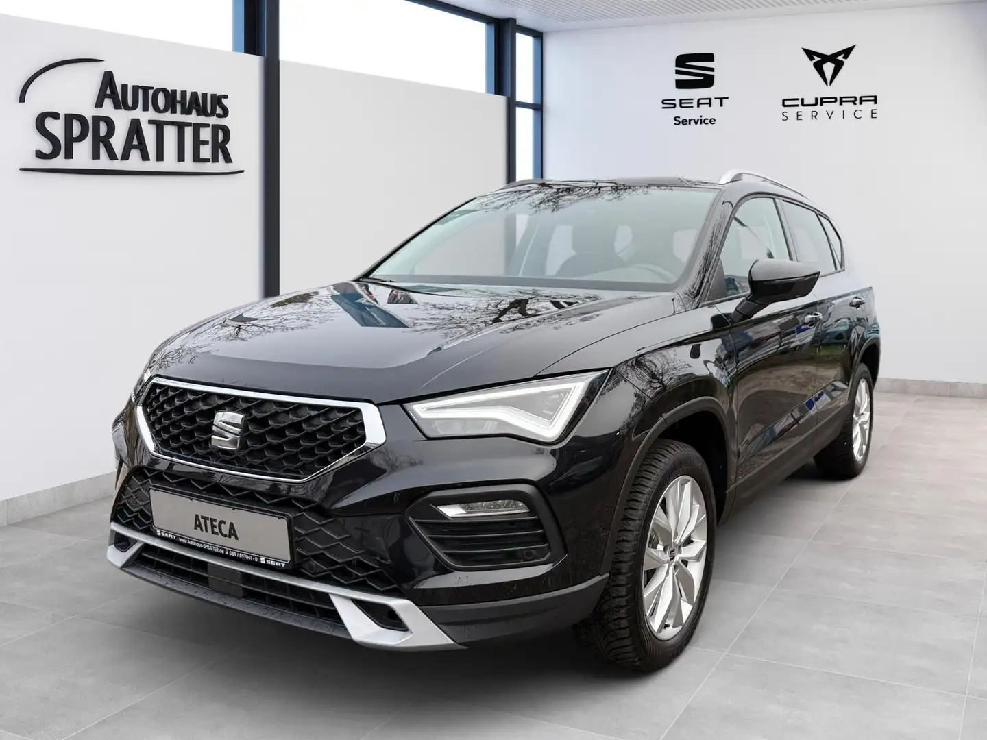 SEAT Ateca 1.5 TSI ACT DSG Style NAVI ACC AHK Kamera Zwart - 1