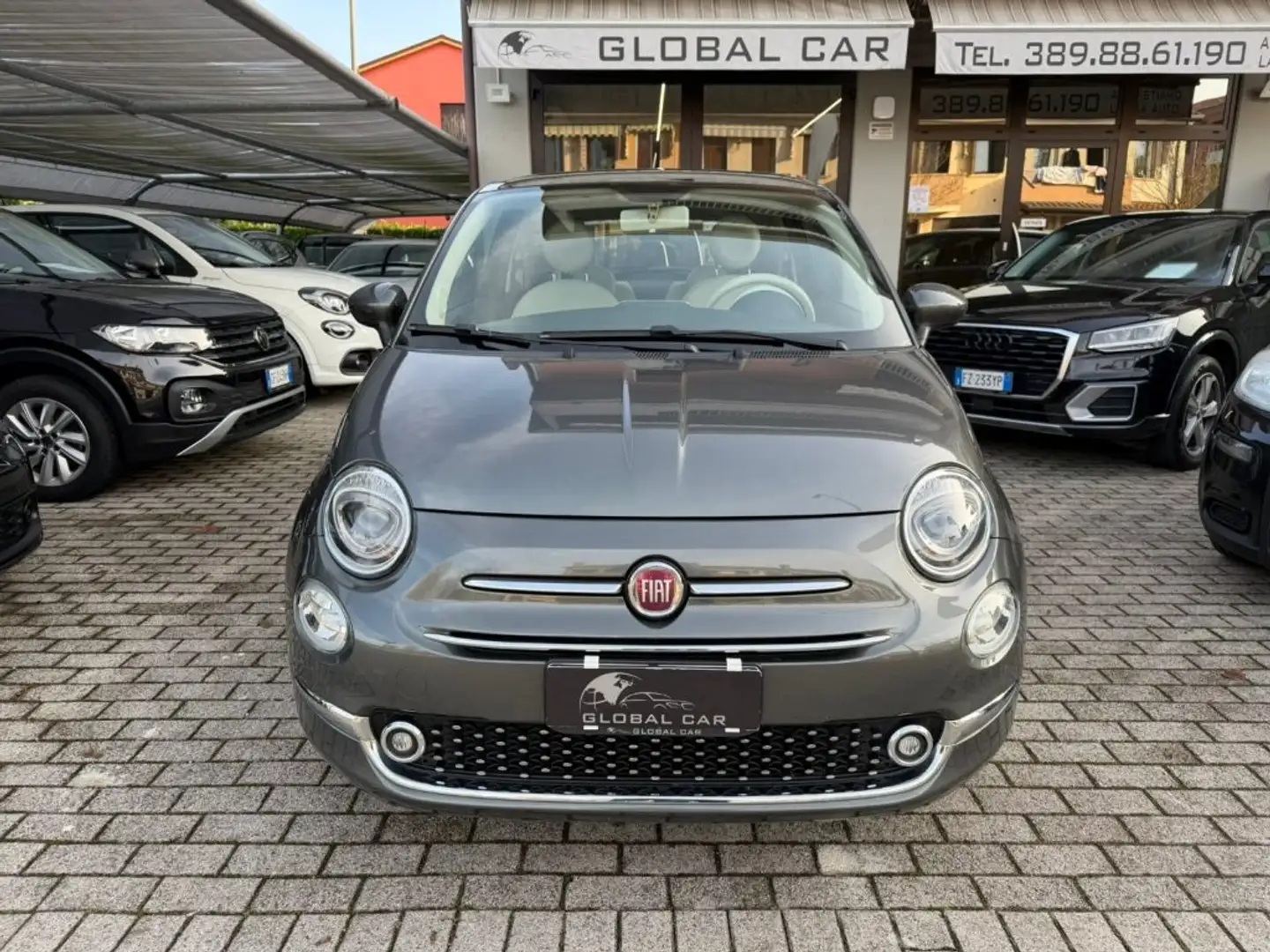 Fiat 500 1.2 Lounge Gris - 2
