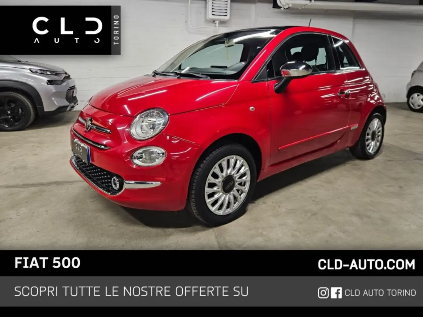 Fiat 500 1.2 Lounge Rosso - 1