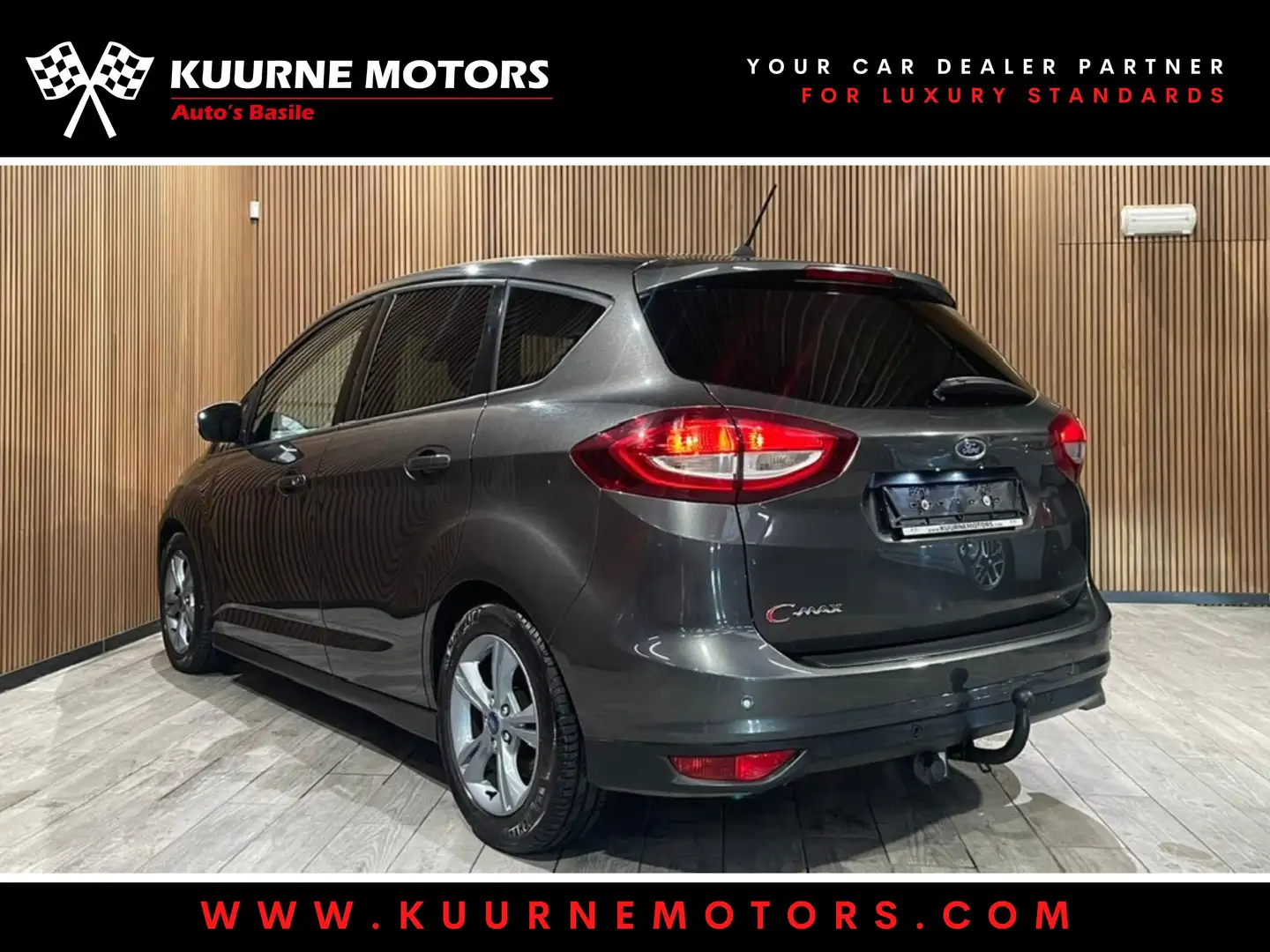 Ford C-Max 1.5TDCi Alu16"/Gps/Pdc/Airco/Cruise *1j garantie* Grau - 2