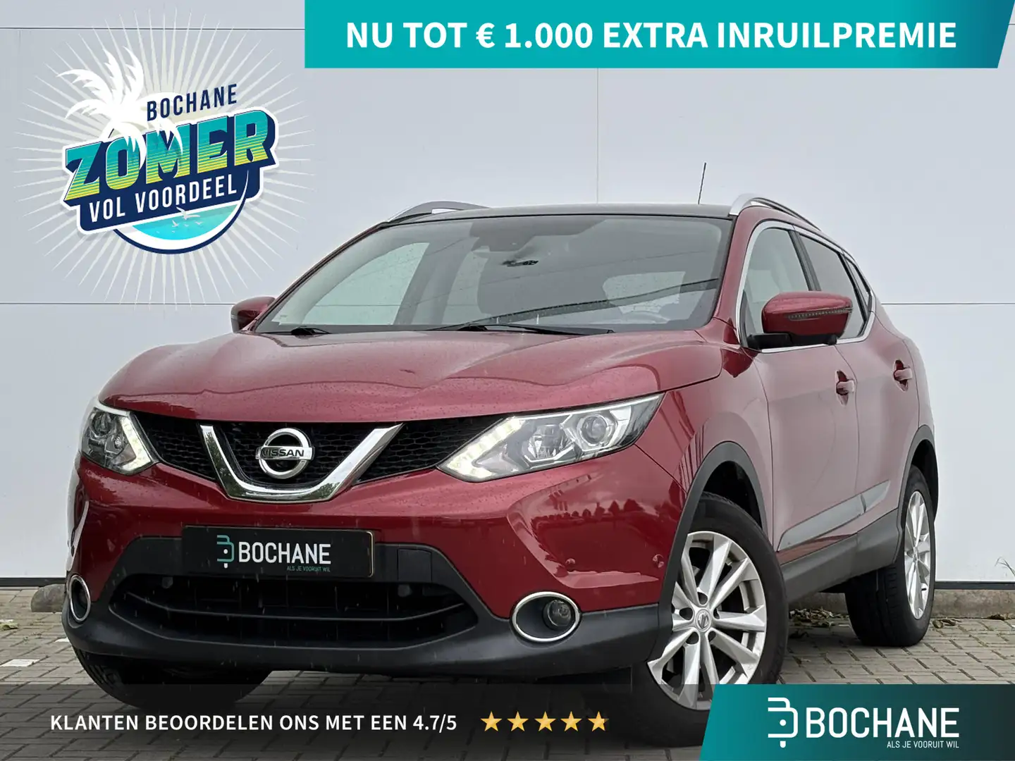 Nissan Qashqai 1.2 Business Edition / Trekhaak / Pan. Dak / Voorr Rood - 1
