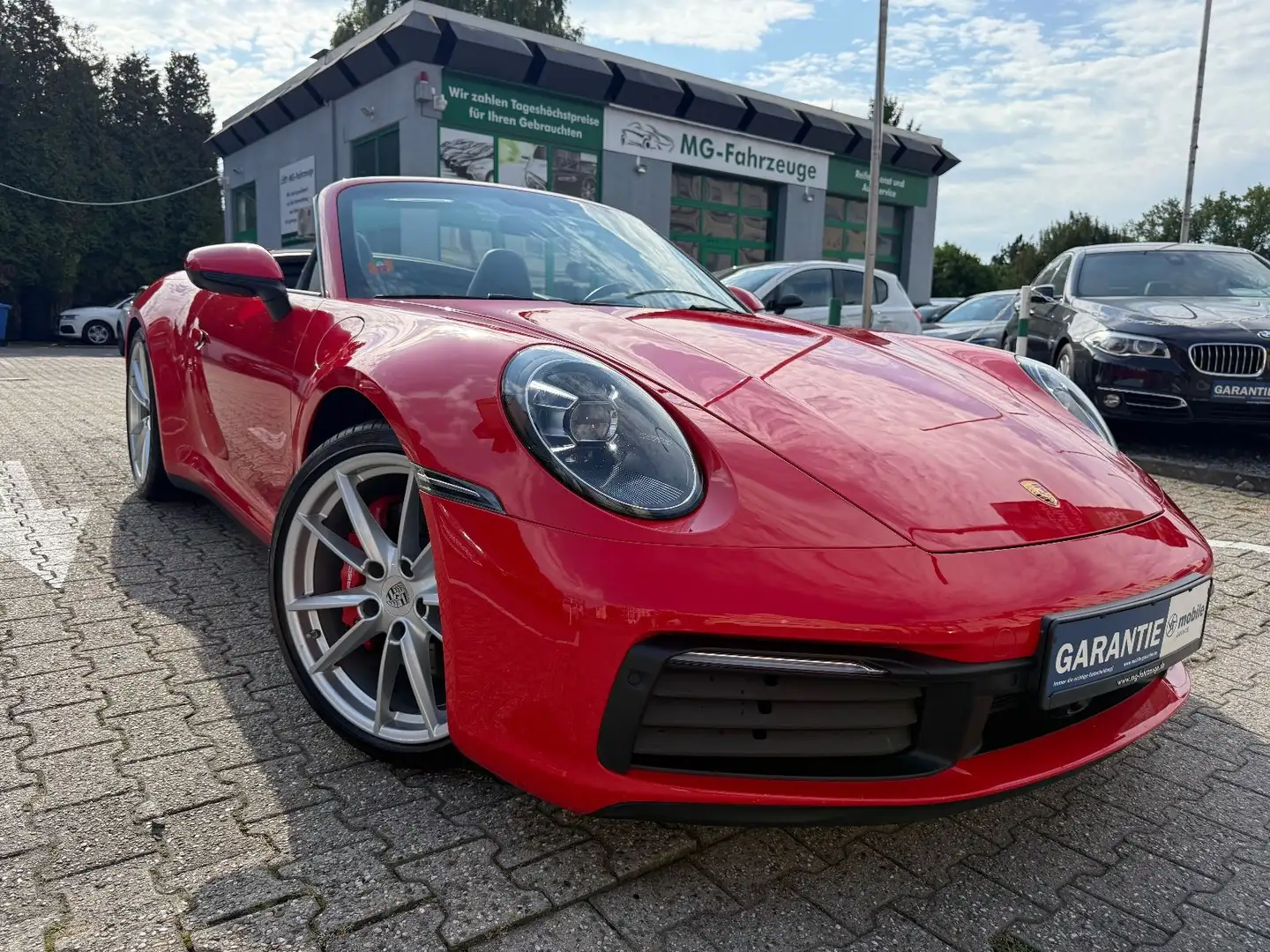 Porsche 992 Carrera S CABRIO LIFT MATRIX BOSE SITZKLIMA Rot - 1