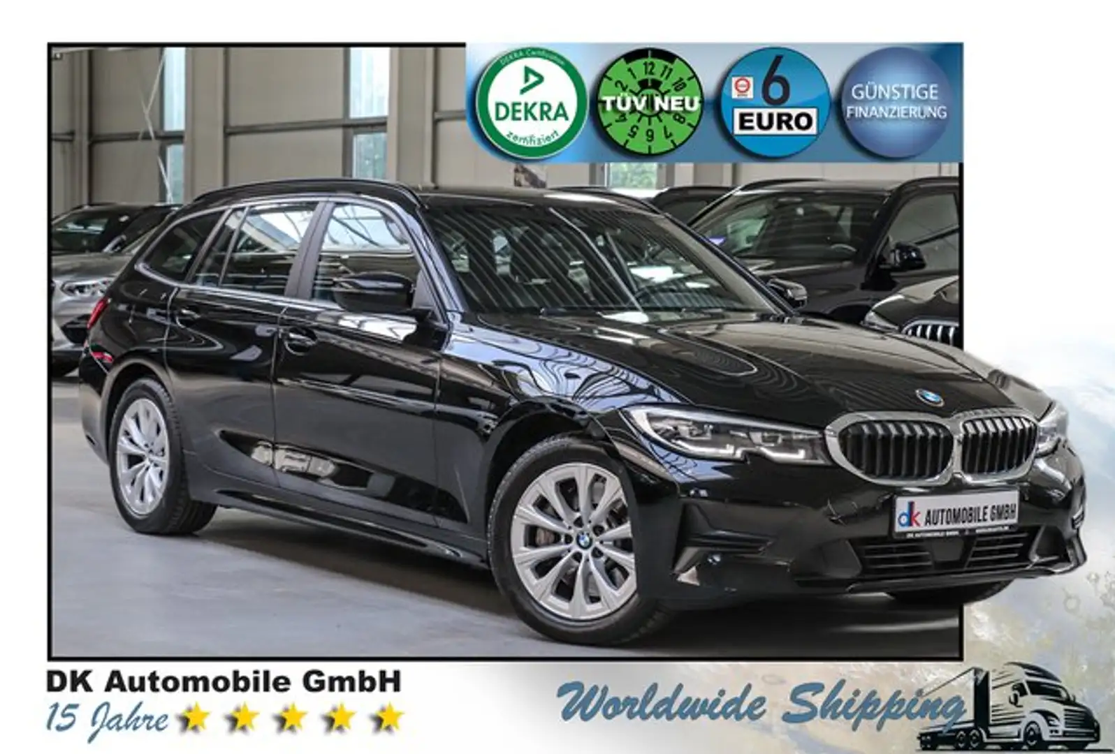 BMW 330 d xDrive Touring Sport-Aut/ADVANTAGE/DACHRELING/ Schwarz - 1