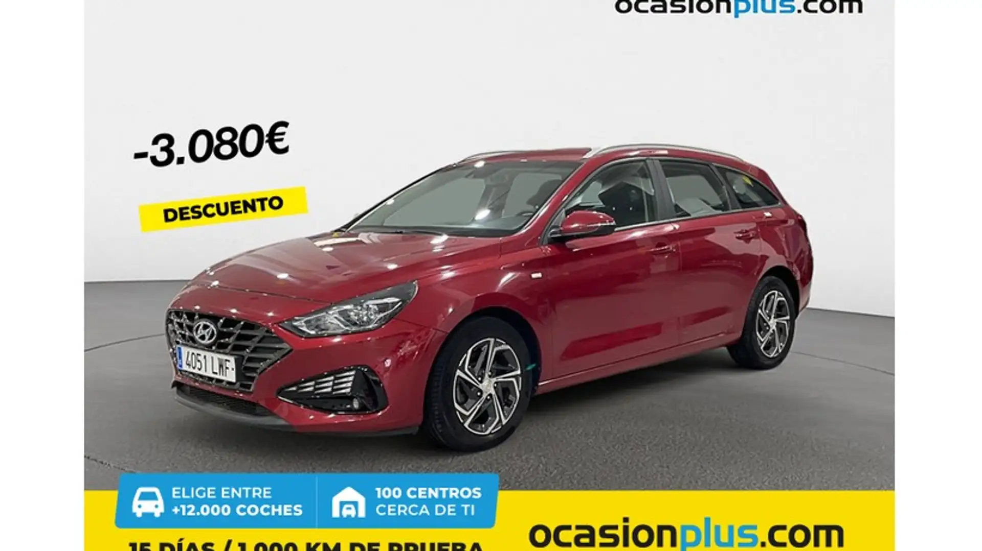 Hyundai i30 CW 1.0 TGDI Klass 48V 120 Rojo - 1